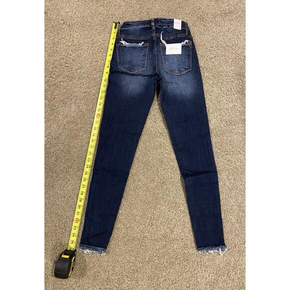 Kancan Women's Mid Rise Ankle Skinny Jeans Sz 0/23‎ Style VBK1317A - Picture 10 of 10